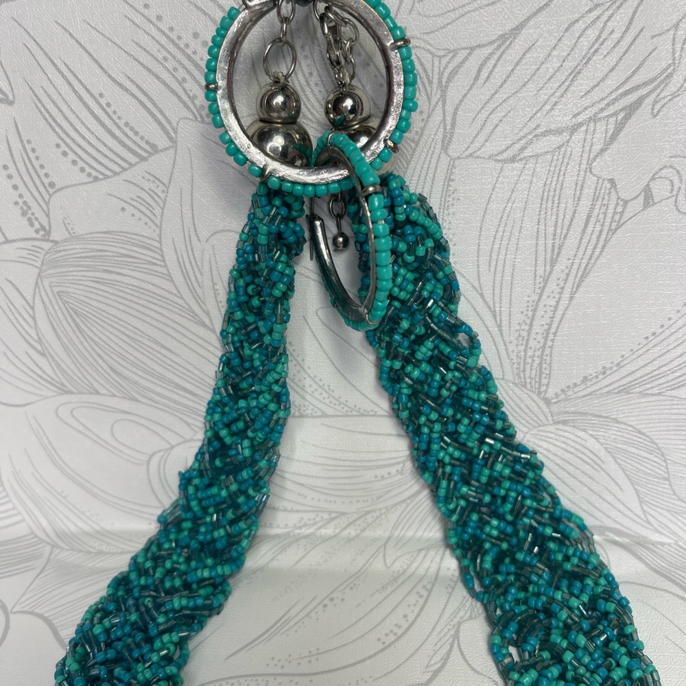Source Unknown Turquoise Beaded Necklace